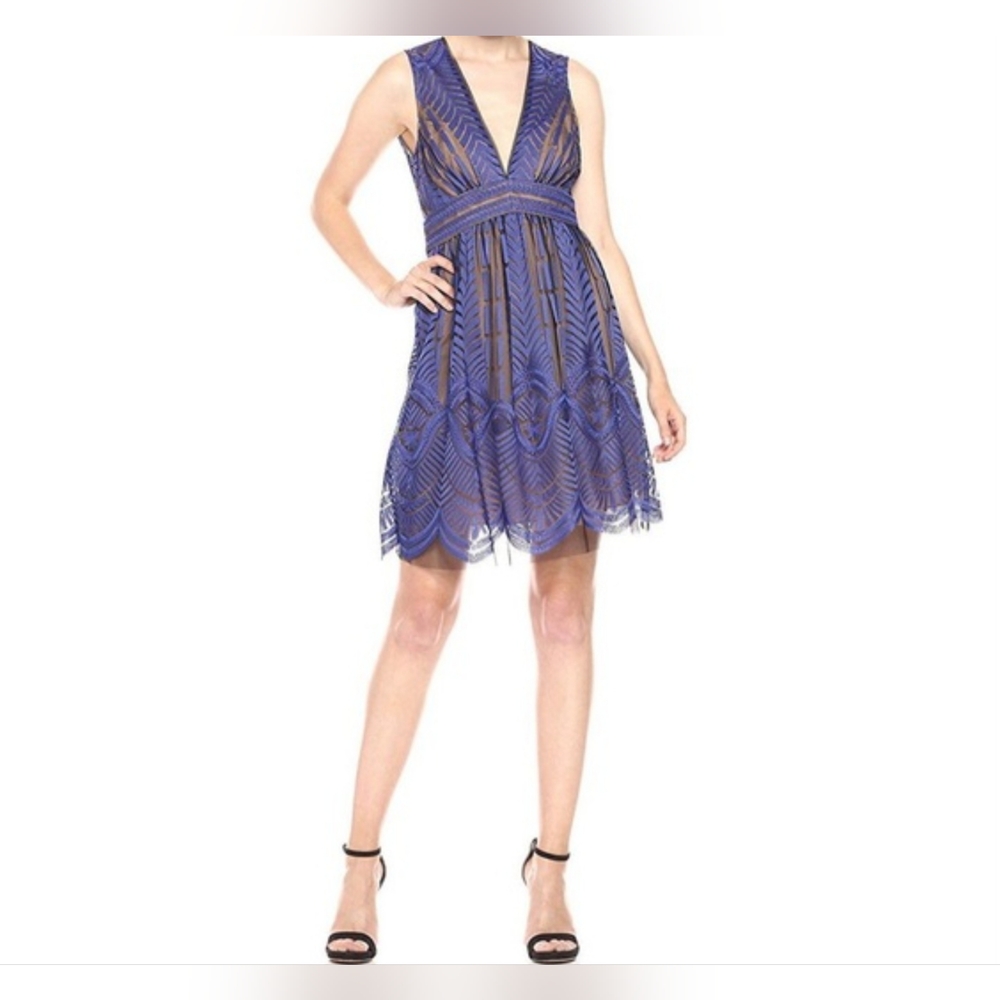 BCBGMAXAZRIA Kellyn Embroidered Dress
